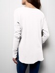 LONG SLEEVE DROP SHOULDER TOP