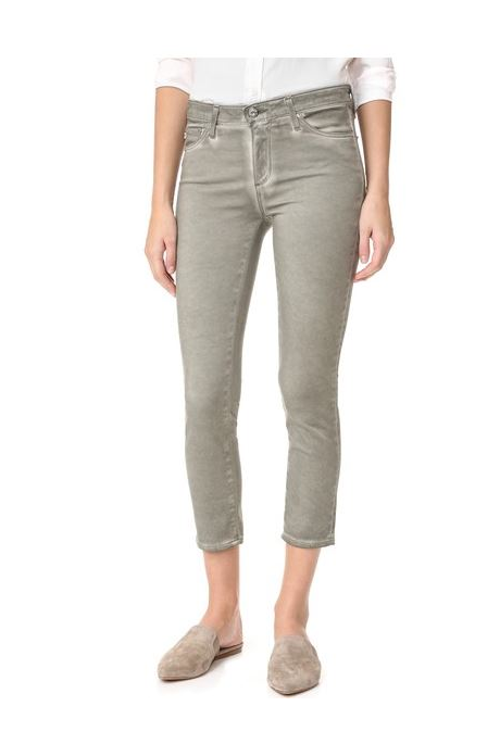 SEA SOAKED SILVER SAGE CROPPED JEAN