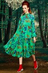 SHED A TIER DRESS (GREEN)