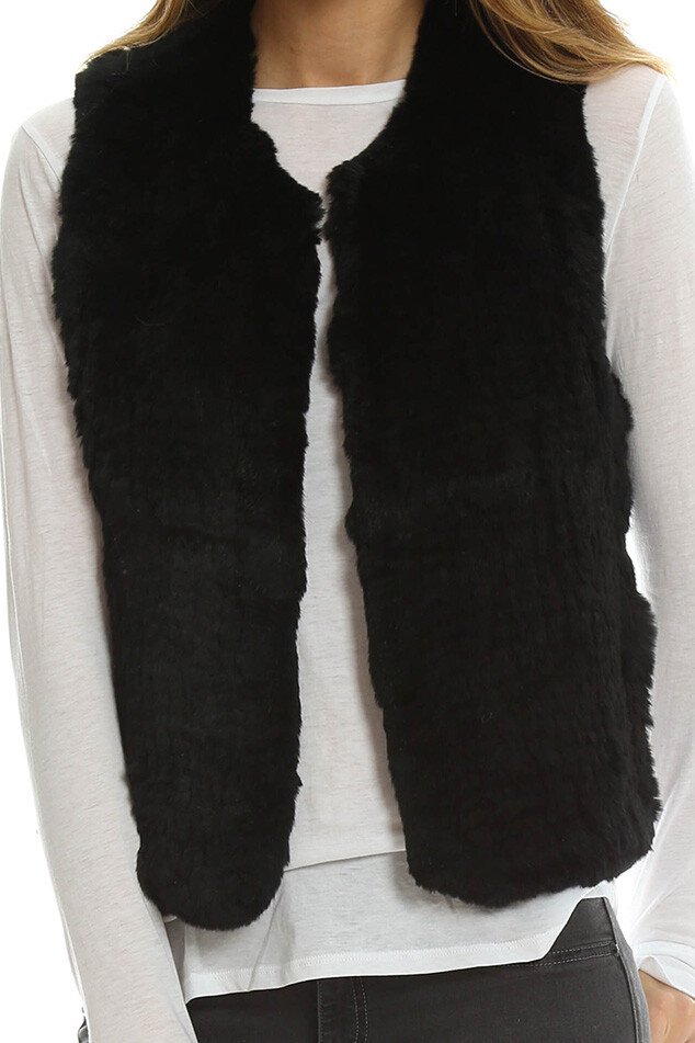 Celine fur discount vest