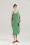 COTTON MIDI DRESS (GRASS)