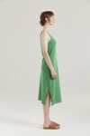 COTTON MIDI DRESS (GRASS)