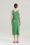 COTTON MIDI DRESS (GRASS)