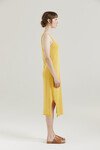 COTTON MIDI DRESS (HONEY)