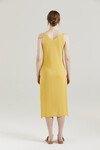 COTTON MIDI DRESS (HONEY)