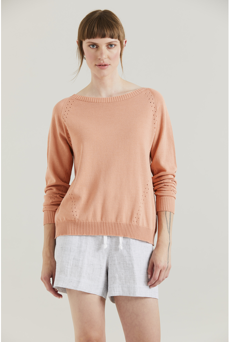 EYELET JUMPER (SUNRISE)