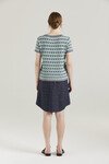 LINEN SKIRT (NAVY)