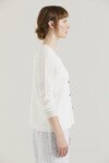 LINEN CARDIGAN (IVORY)