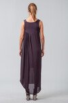 MINIMALIST TWIST DRESS (DARK PLUM)