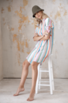 RAINBOW SHIRT DRESS 