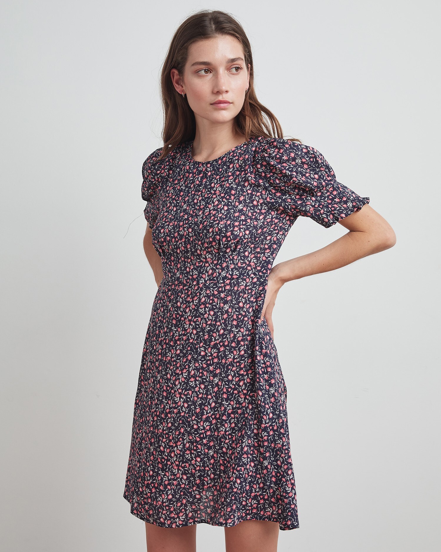 CHARLIE DRESS (AZALEA)- VELVET AW20 Boxing Day Sale