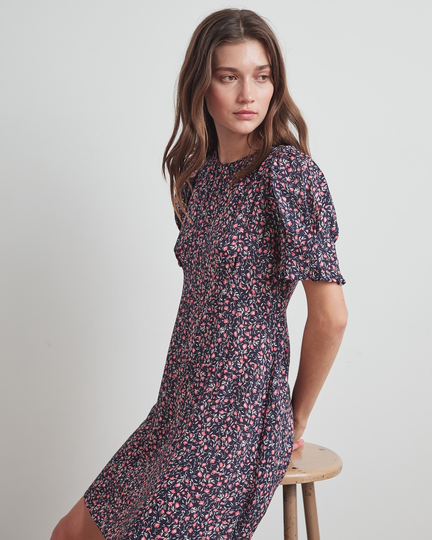 CHARLIE DRESS (AZALEA)- VELVET AW20 Boxing Day Sale