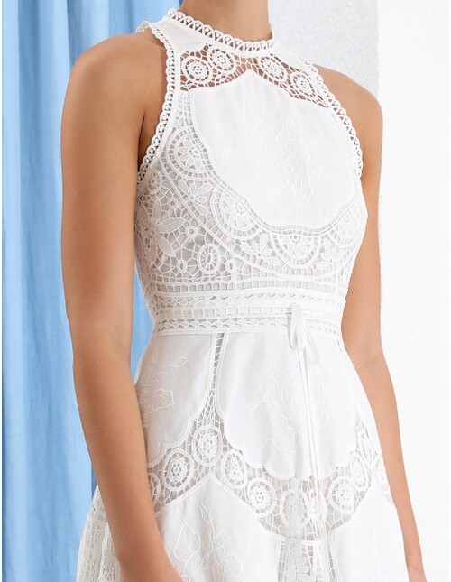 zimmermann bonita crochet dress