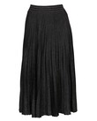 METALLIC PLEAT SKIRT (SILVER LUREX)