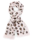 ANIMAL PRINT SCARF (NUDE)