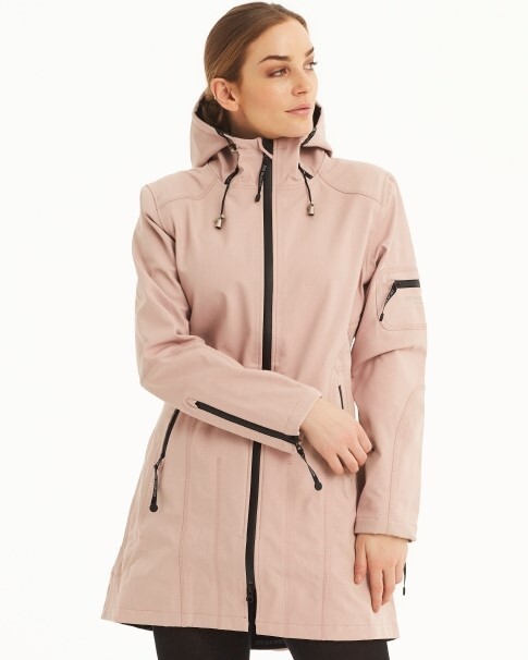 fitted raincoat