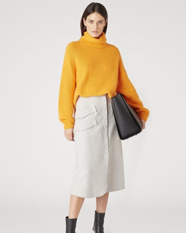 HALLEY TURTLENECK (APRICOT ORANGE)- C&M W20 Boxing Day Sale