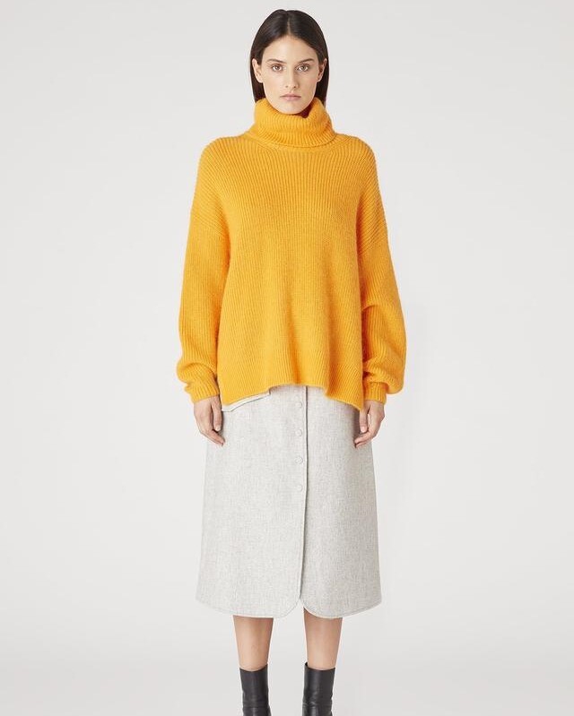 HALLEY TURTLENECK (APRICOT ORANGE)- C&M W20 Boxing Day Sale