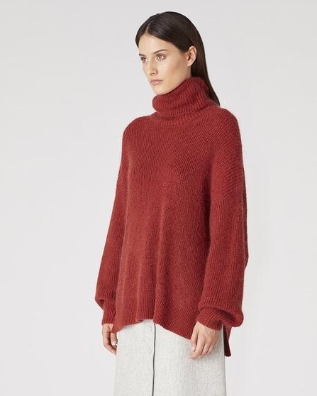 HALLEY TURTLENECK (RUST)- C&M W20 Boxing Day Sale