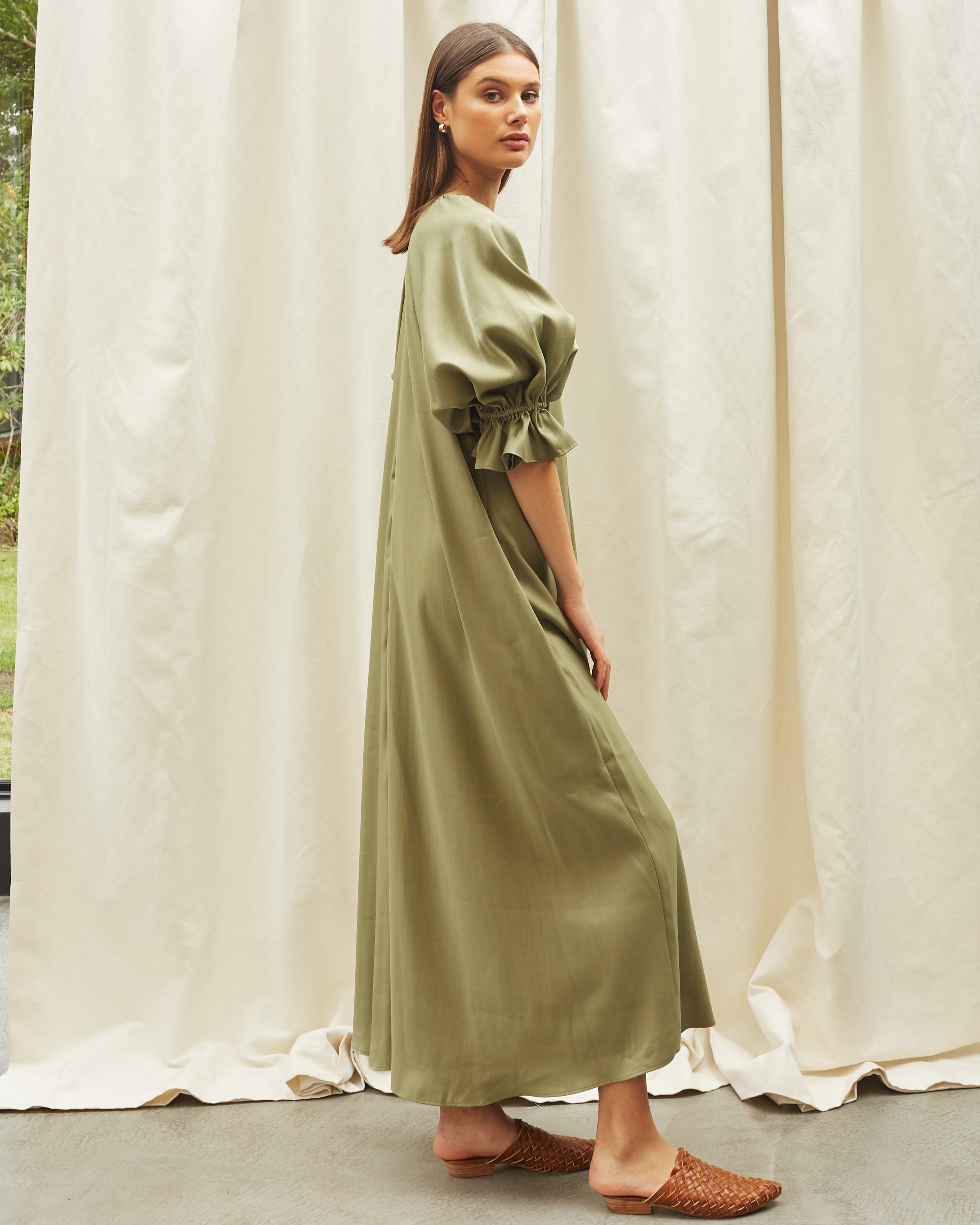 Khaki hotsell day dress