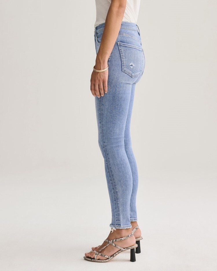 SOPHIE MID RISE SKINNY ANKLE JEANS SALTWATER AGOLDE SPRING 21