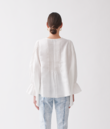 ORIEN LINEN SMOCK TOP (IVORY)