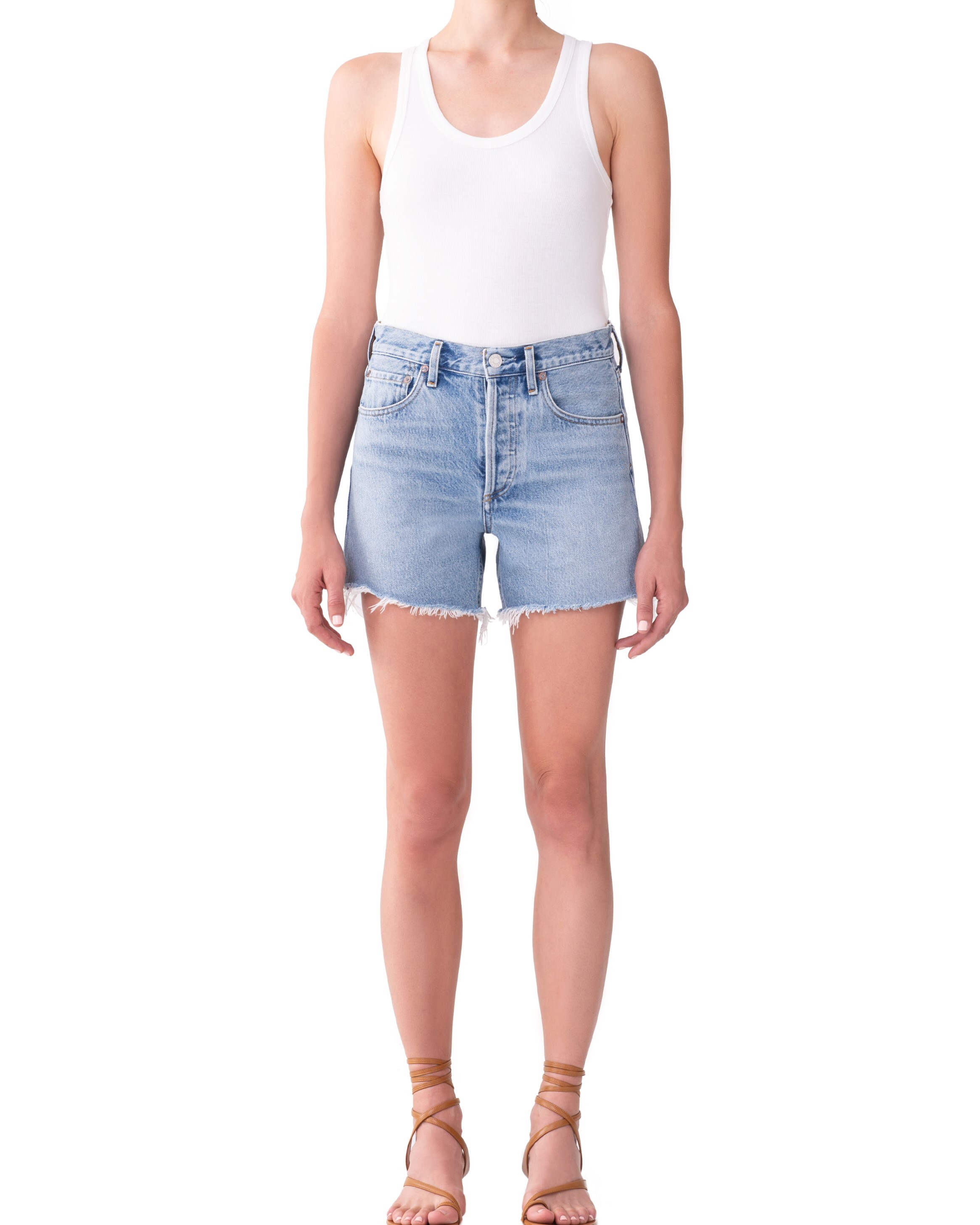 REESE RELAXED CUT OFF SHORT WONDER AGOLDE SPRING 21 Boxing Day Sale