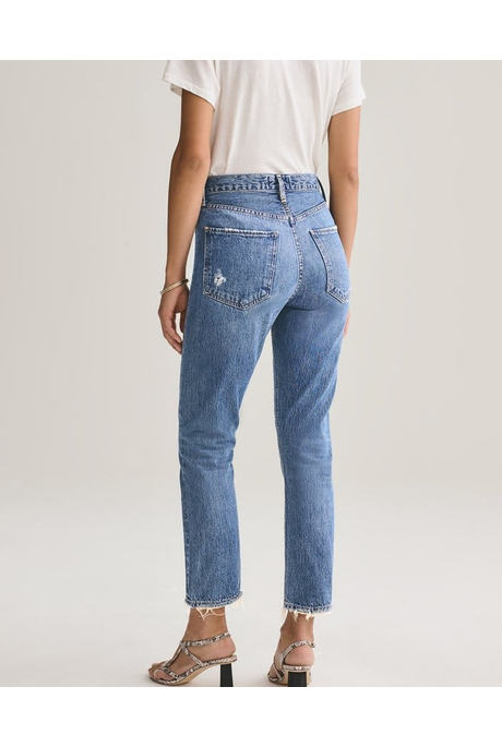 Riley High Rise Straight Crop Jean Frequency by Agolde LW