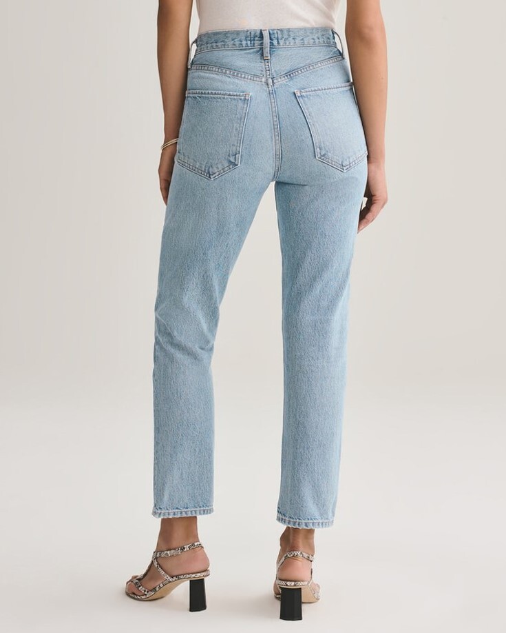 Riley High Rise Straight Crop Jean Renewal by Agolde LW