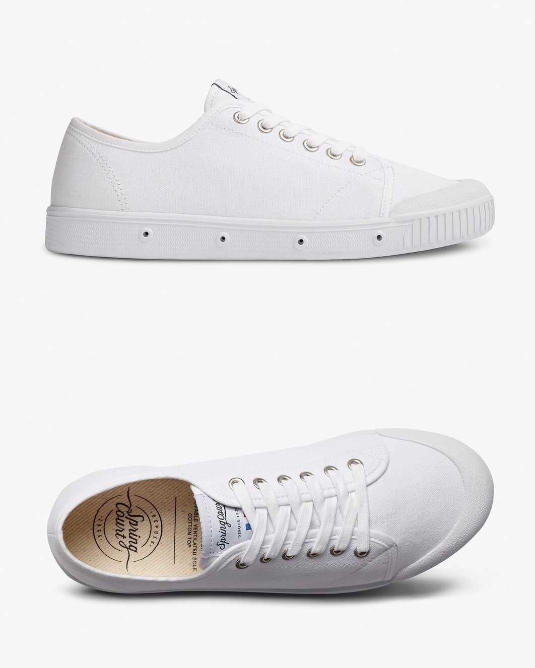 CLASSIC CANVAS SNEAKER WHITE SPRING COURT S20 Boxing Day Sale