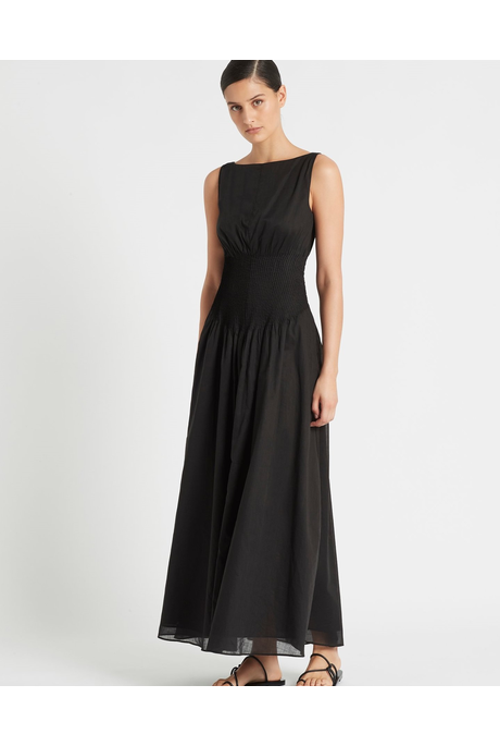 ALINA MAXI DRESS (BLACK)