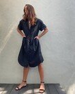 POPEYE SHIRT DRESS (BLACK)