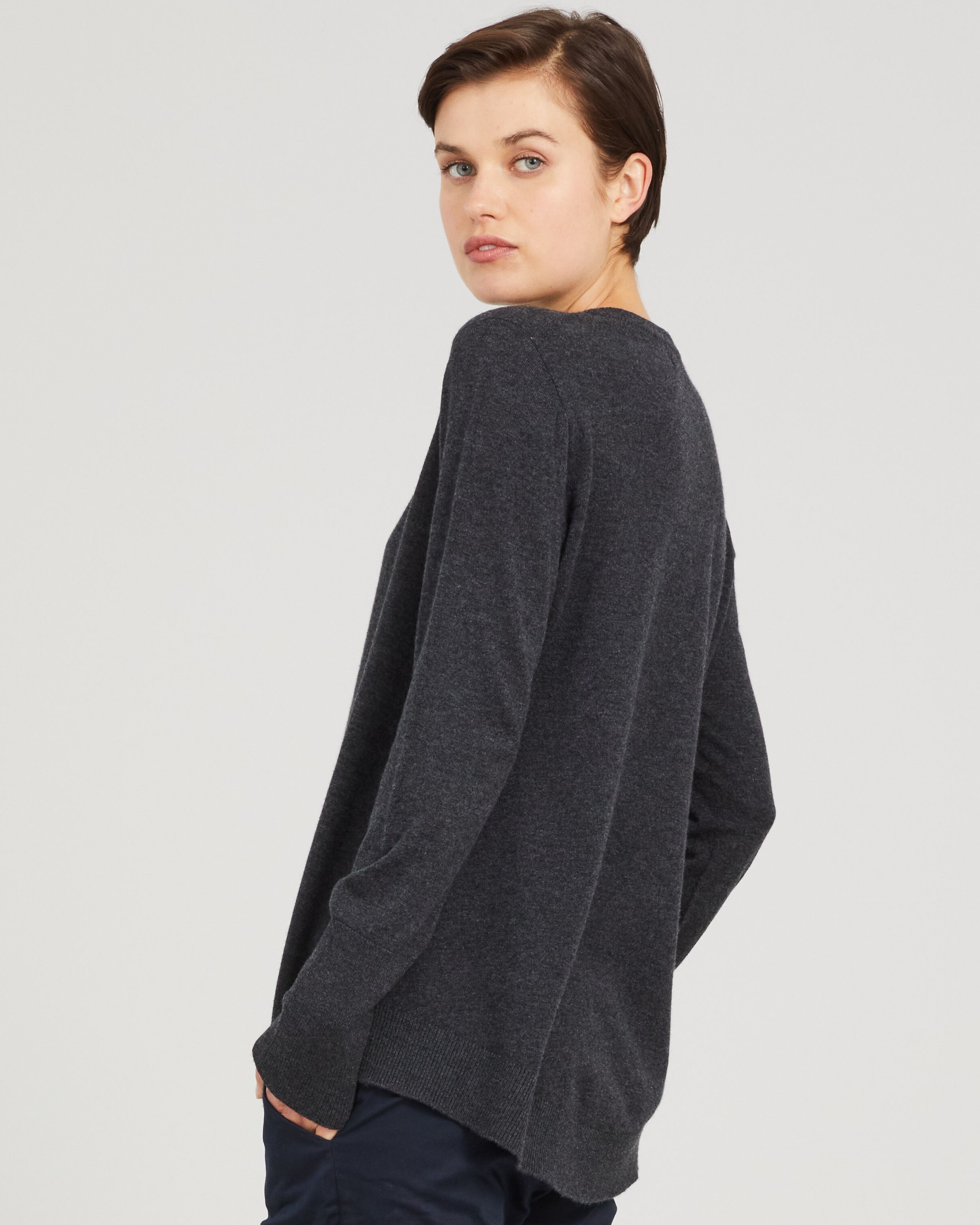 Cashmere hot sale swing cardigan