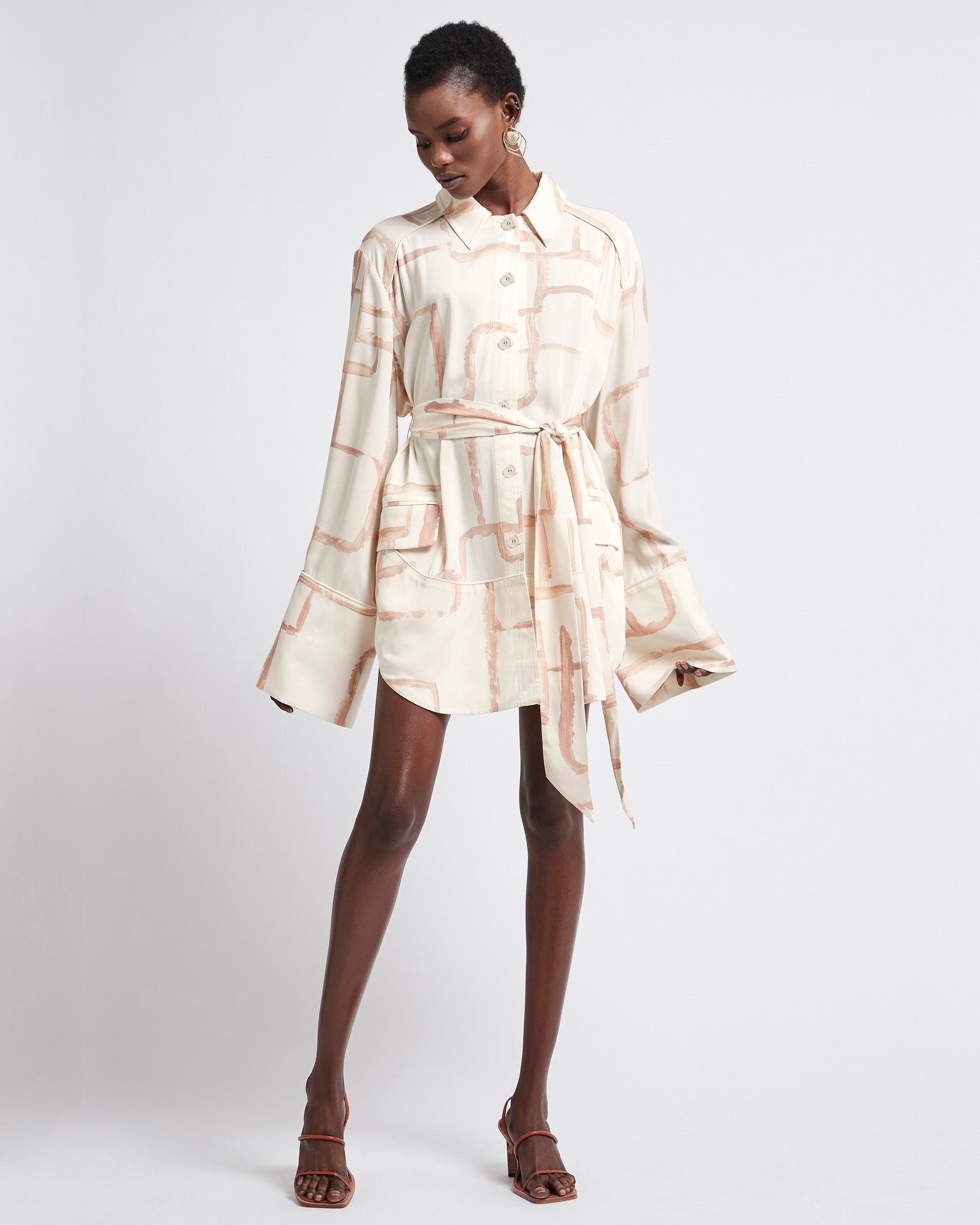 Geo 2025 shirt dress