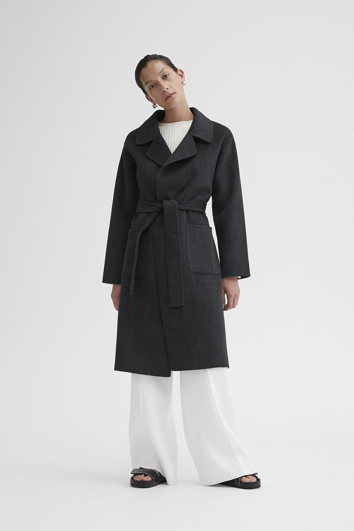 THE MATILDA COAT (SLATE GREY)- FRIENDS WITH FRANK. WINTER 21 Boxing Day ...