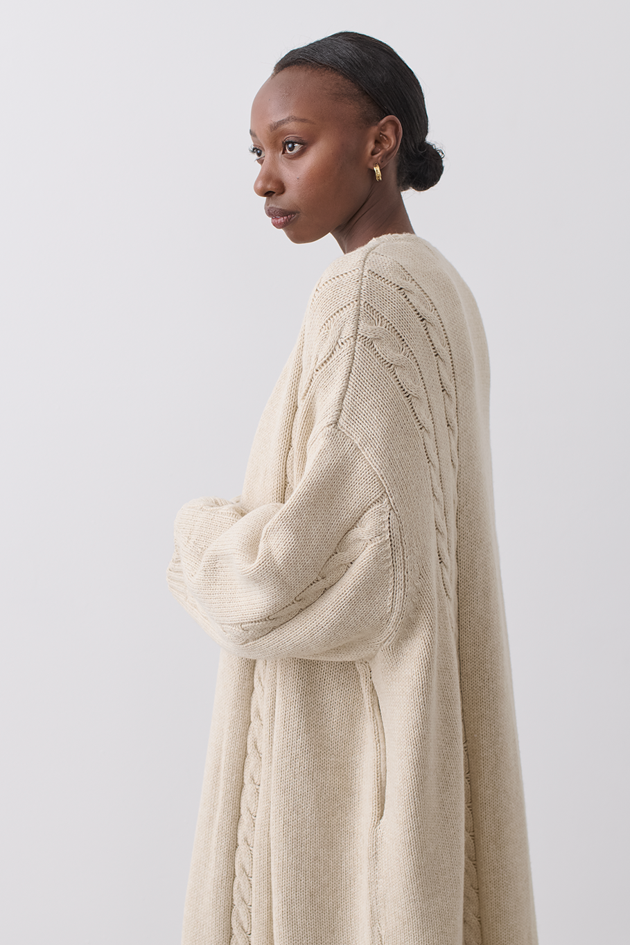 Oatmeal cardigan on sale