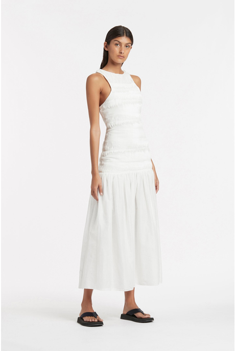 Xanthe Midi Dress (Ivory) | SIR Summer 22 | Lynn Woods