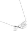 LOTUS AND LITTLE BUDDHA NECKLACE (STERLING SILVER)