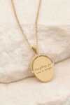 EVERYTHING YOU ARE IS ENOUGH NECKLACE (18 K GOLD VERMEIL)