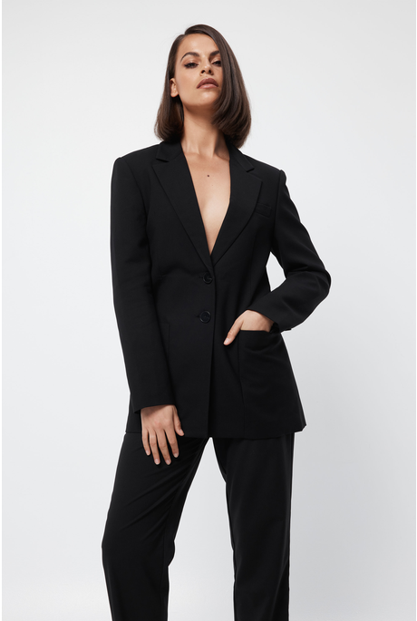 Mossman New Yorker Blazer Black | Lynn Woods Clothing