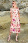 WALTZ ON THE WEEKEND DRESS (BLUSH FLORAL)