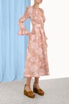 KALEIDOSCOPE MIDI DRESS (PINK FLORAL)