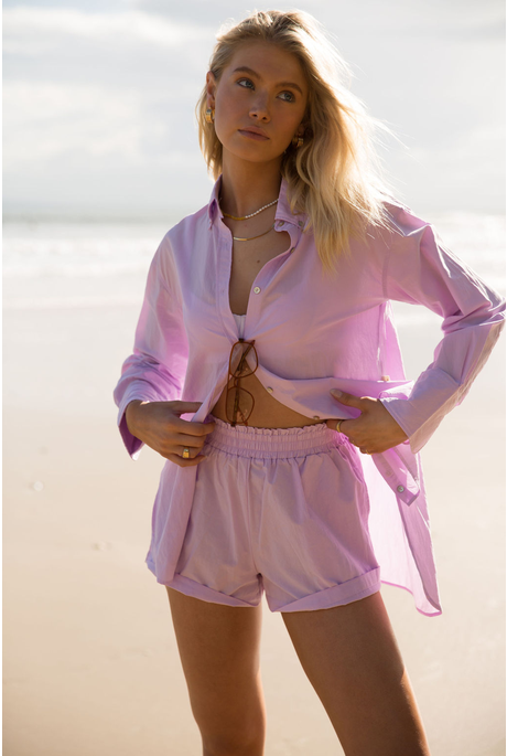 MALIBU SHIRT SET (ORCHID)