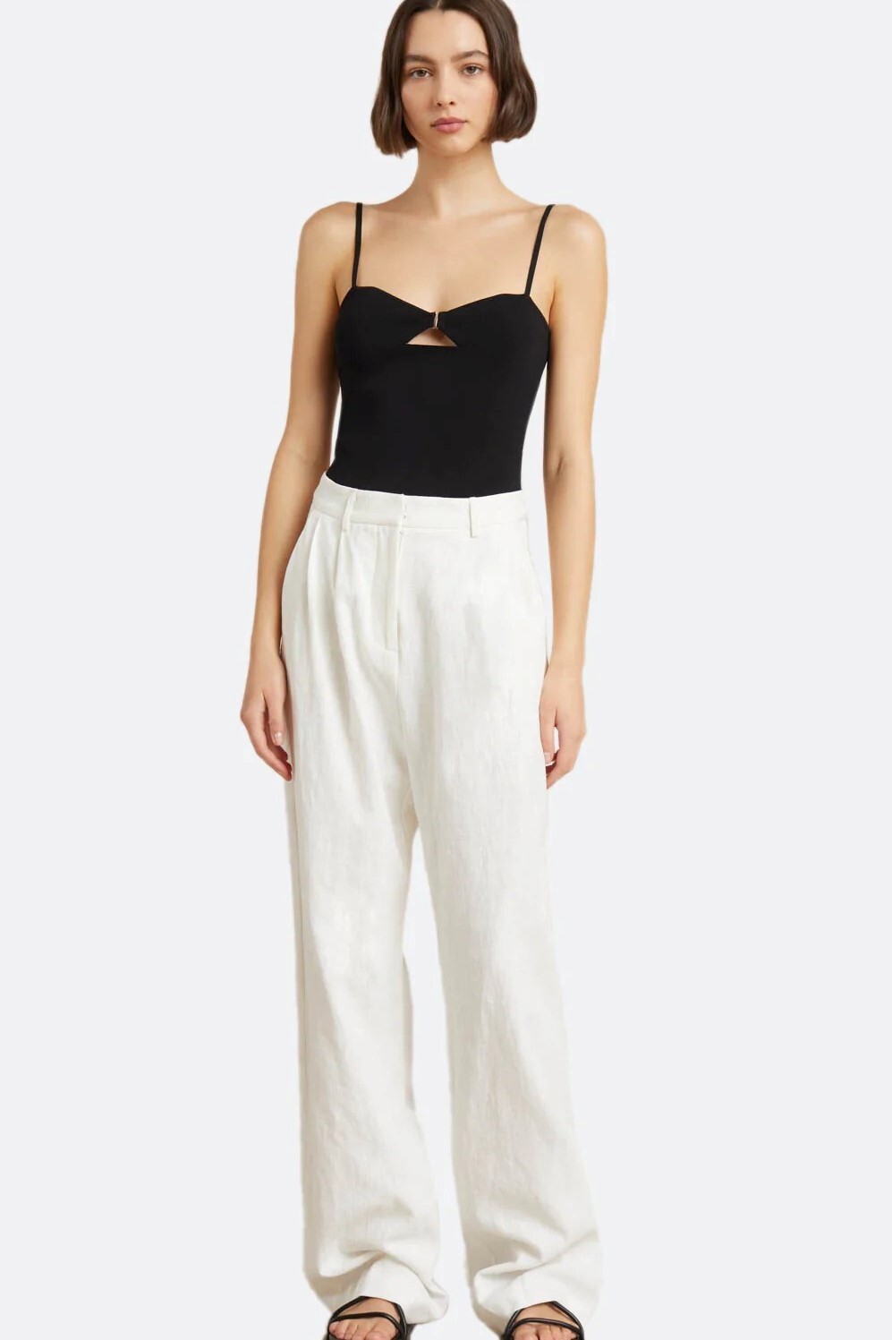 HARRIET PANT (IVORY)- BEC + BRIDGE SPRING 22 Boxing Day Sale