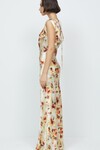 SUNSET FLORAL WRAP MAXI DRESS (SUNSET FLORAL)