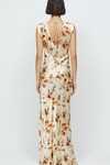 SUNSET FLORAL WRAP MAXI DRESS (SUNSET FLORAL)