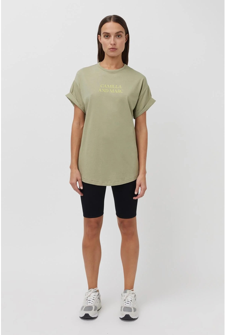 HUNTINGTON 3.0 TEE (SEA GRASS/NEON)- C&M SUMMER 23 Boxing Day Sale