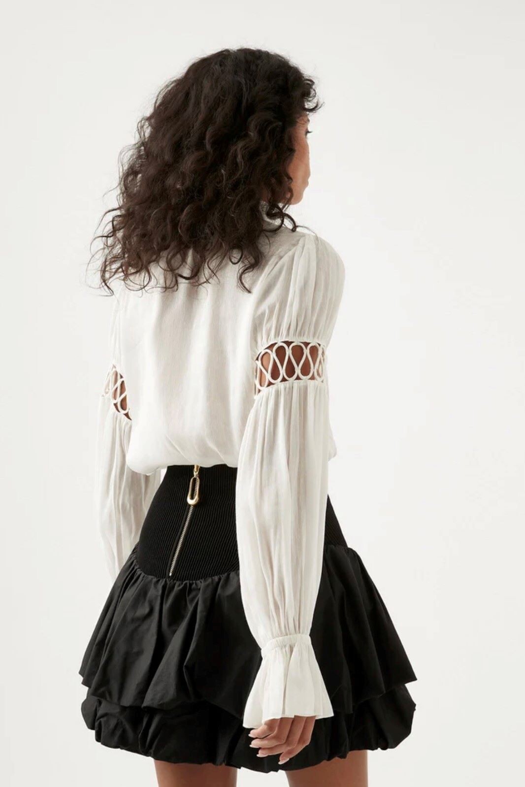 AUGUST VIA COSTES frill blouse-
