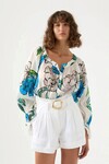 LE CORSAIRE BLOUSE (COOL CAMELLIA)