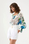 LE CORSAIRE BLOUSE (COOL CAMELLIA)